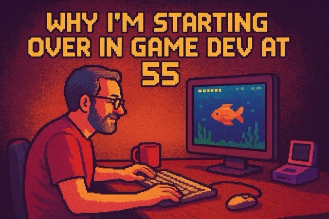 Why I'm Just Starting Over in Game Dev at 55