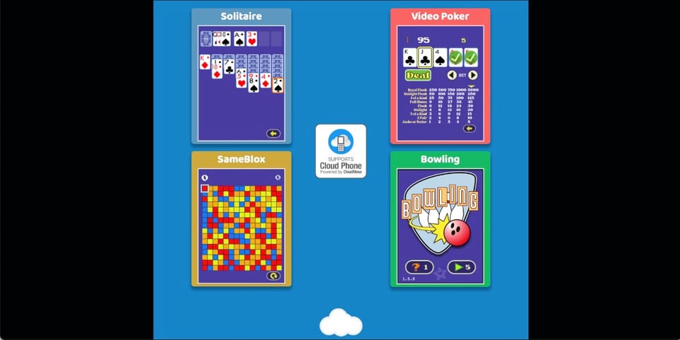 Cloud Phone Games
